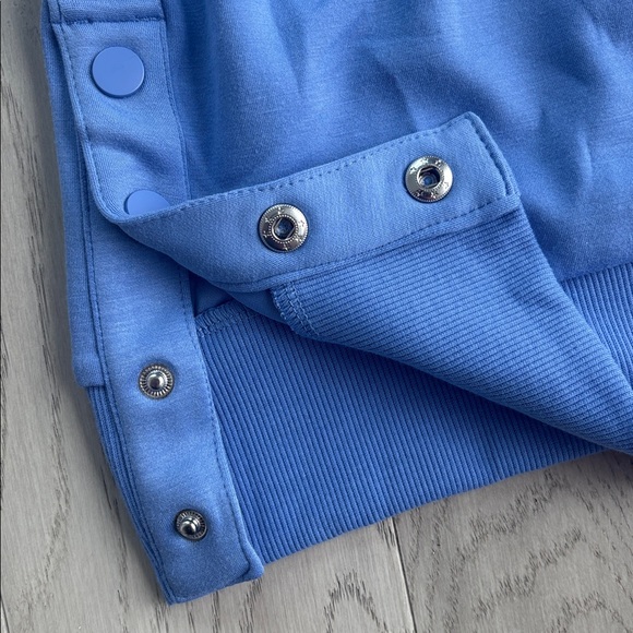 90 Degree by Reflex Softlite Scuba Sophie Crewneck Pullover Sweatshirt Blue XL - Picture 5 of 8